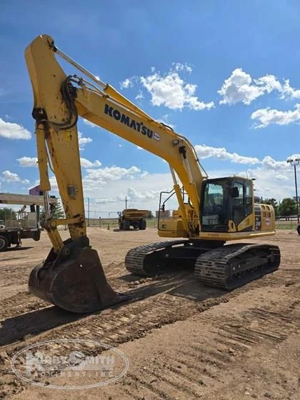 Used Excavator in yard